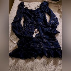 For Love And Lemons Lula Mini Dress🍋